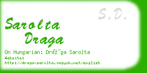 sarolta draga business card